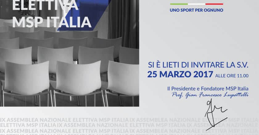 IX Assemblea Nazionale Elettiva MSP Italia