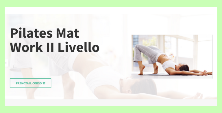 CORSO DI PILATES AVANZATO
