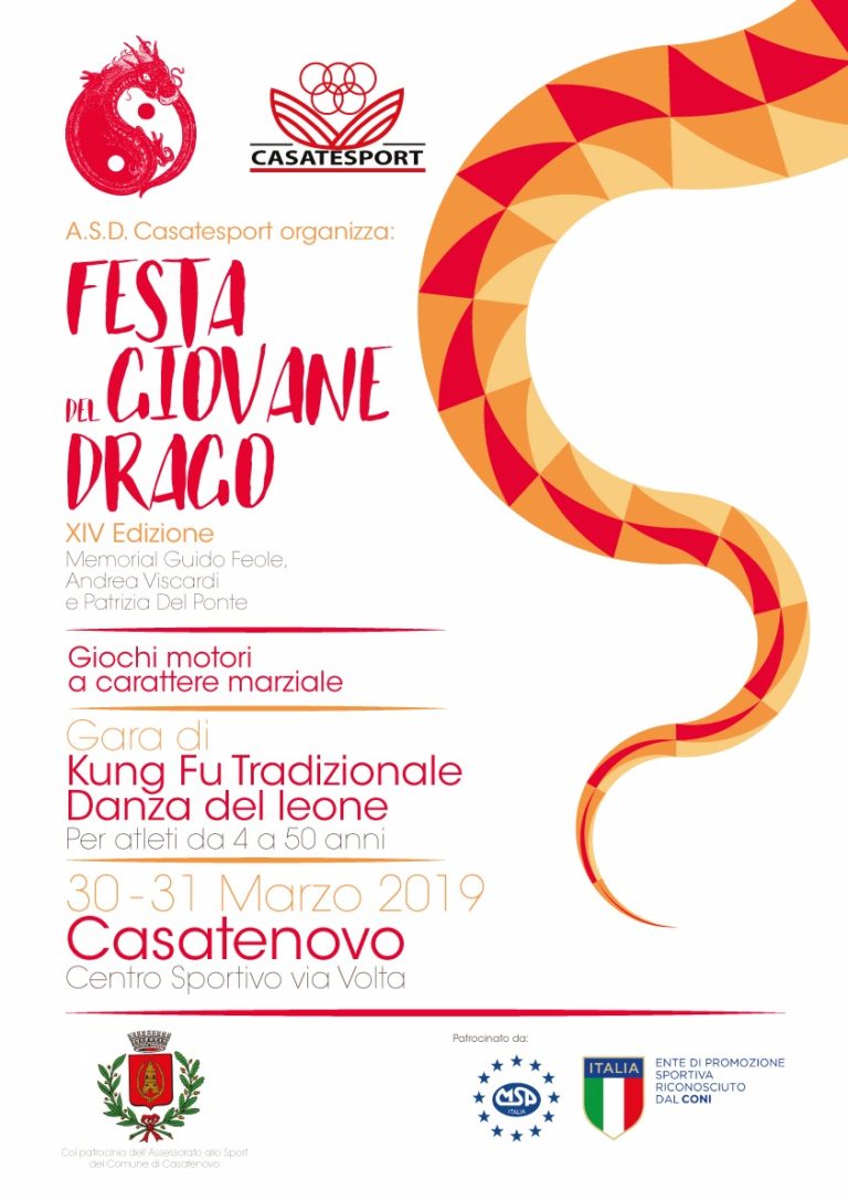 gara di kung fu tradizionale, danza del leone e giochi motori a carattere marziale.